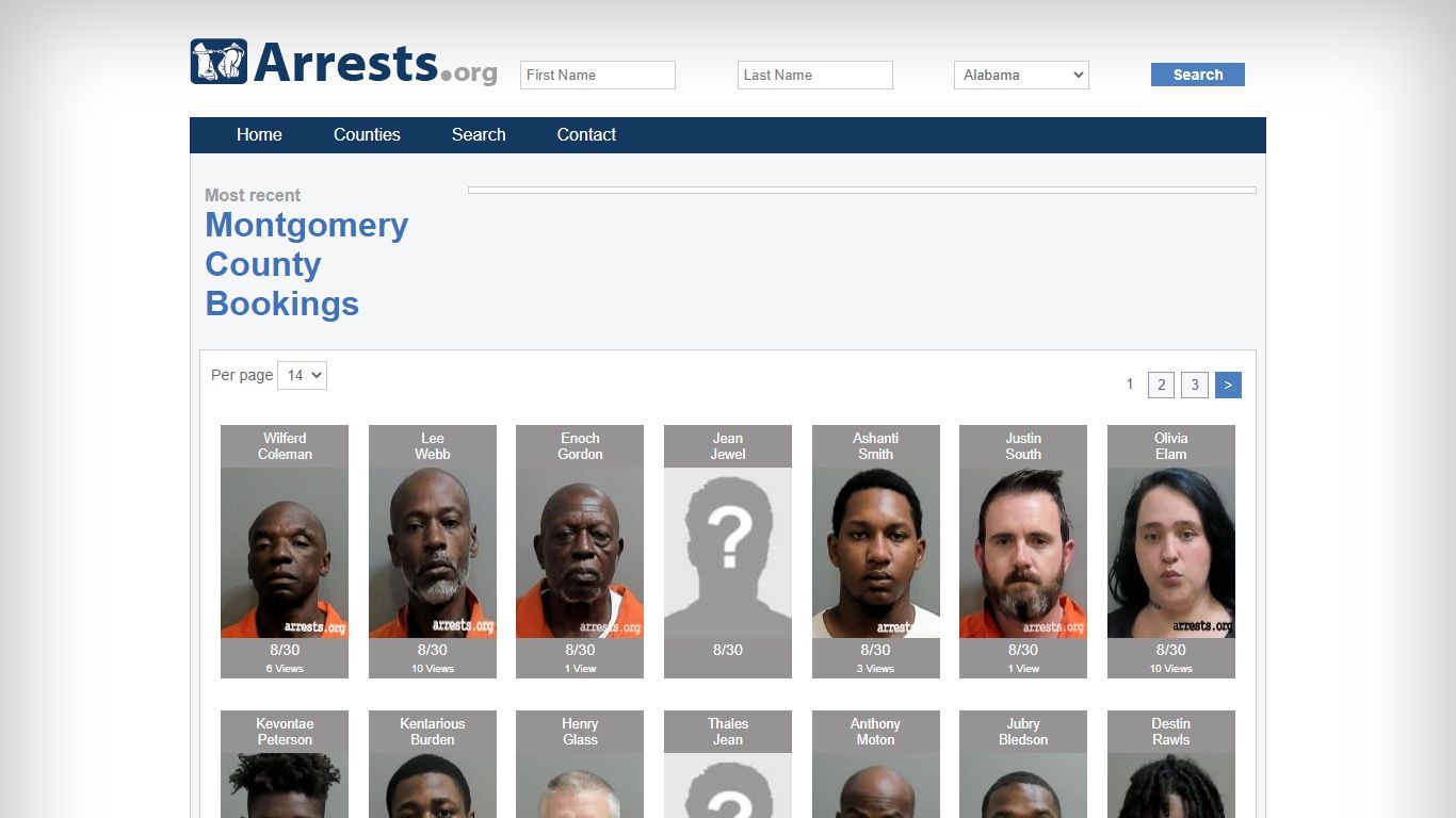 Montgomery County Arrests and Inmate Search